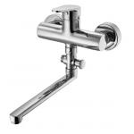 Long-spout Bath Mixer Tap Single-lever Cold Hot Mixing Faucet for sale