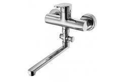 China Long-spout Bath Mixer Tap Single-lever Cold Hot Mixing Faucet supplier