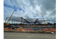China Construction Q235 Q345 QHHK Prefab Warehouse Buildings Prefabricated Industrial Steel Structure Warehouse supplier