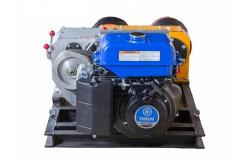 China SQY5C Double Drum Diesel Engine Cable Winch Puller 5 Ton In Power Construction supplier