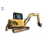 PC56 Used Komatsu Excavator Yellow Heavy Construction Equipment