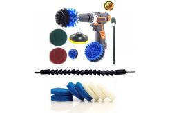 China Customerized PP Drill Cleaning Brush Set 15 Piece For Home Kitchen supplier