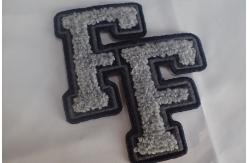 China 100% Towel Sew Chenille Custom Embroidered Patches supplier