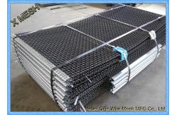 China 45# Steel Flat Top Woven Wire Screen / Crusher Screen Mesh supplier