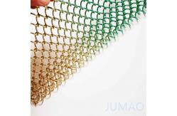 China Gradation Art Stainless Steel Mesh Curtain Chain Coil Drapery For Fireplace supplier