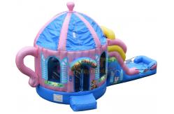 China Teapot Inflatable Combo Bounce Slide Custom Made Blow Up Attractions Structures supplier