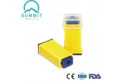 China Sterile Safety Lancet with One Hand Operation, 26G 1.8mm, Yellow, 100 Pieces supplier