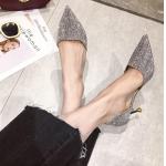 Lady ' S Shoes Glitter TPU Synthetic Leather for sale