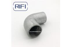 China Malleable Iron Solid Elbow Hot Dip Galvanized Compatibility Fits With GI Conduit Pipes supplier
