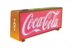 China Cab Screens Automotive LED Signage Displays Low Cost, Vivid Taxi Roof LED Displays supplier