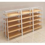 Customized quality 5 layer metal and wood permanent displays for retail store for sale