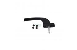 China Aluminum Powder Coated Door And Window Handles Casement Handle Lock Smooth supplier