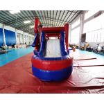 Customized Size Spider Man Inflatable Water Slide With Pool