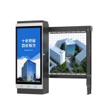 Advertising Car Parking Barrier Traffic Barrier Gate With Vehicle Identification System for sale