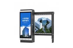China Advertising Car Parking Barrier Traffic Barrier Gate With Vehicle Identification System supplier