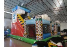 China Playground Equipment Inflatable Airplane Jumping House 8-18 Children Capacity supplier