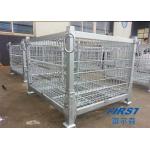 Wire mesh container used in storing goods in warehouse for sale