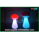 Red Top Giant Stand Light Led Inflatable Mushroom For Wedding for sale