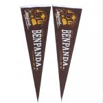 Dye sublimation Mini Sports Pennants 12x18 inch Hanging Advertising for sale