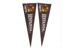 China Swil Sports Club Polyester Felt Triangle Banner Digital Printing supplier