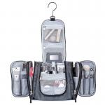 Large Capacity Hanging Travel Toiletry Bag With Zipper Mesh Pocket for sale