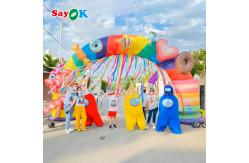 China Waterproof Outdoor Inflatable Birthday Arch with Easy Setup supplier