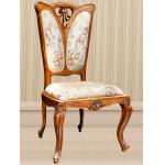ISO14001 Wood And Fabric Armchair Teak Wood Dining Chairs for sale