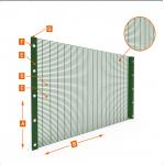 358 Mesh High Security Mesh Fence Anti Climb Welded Wire Mesh Fencing Panels for sale