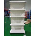 White Supermarket Display Racks  ,  Easy Assembly Convenient Store Display Shelf for sale