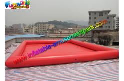 China Customized Cube Inflatable Water Pool Summer Sport Game With Air Pumps supplier