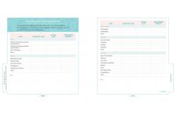 China Undated A4 Custom Personal Planner Hard Cover For Bridal Wedding Diary supplier