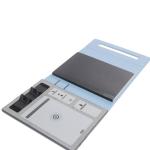 OEM Rectangle Wireless Charging Power Bank Notebook Customized Logo for sale
