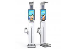 China Large Lcd Display Height Weight Scale HD Ultrasound Blood Pressure With Ticket Printer supplier