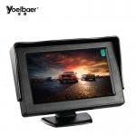 4.3 Inch Car TFT LCD Monitor Car Dashboard Monitor 2 Channel AV Video Input for sale