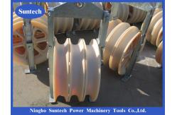 China 20KN Mc Nylon 660mm Large Diameter Stringing Pulley Blocks supplier