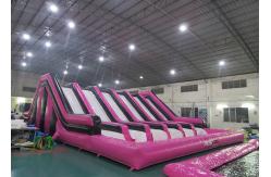 China Huge Insane Inflatable Obstacle Challenges For Adult With Digital Printing Logo supplier