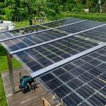 Bifacial Dual Glass Custom Solar Panels Transparent Photovoltaic Crystalline Solar Module