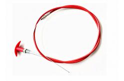 China Red Cable End Fittings Push - Pull Control Head For Engine Shut Down supplier