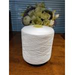 Raw White Poly Poly Core Spun Thread , 21S/2 Spun Polyester Yarn for sale