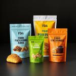FDA Certified Multi-Layer Composite Food Packaging Bags Custom Printed Moisture-Proof Stand Up Pouch with Zipper Eco-Friendly for sale