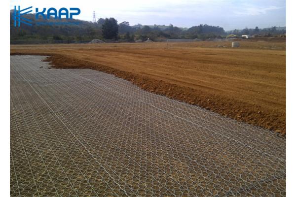 Hexagonal Gabion Panels 8x10cm Aperture Mechanically Double Twisted
