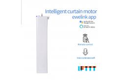 China Apartment Smart Curtain Motor Wifi 38db Voice Control Silent System supplier