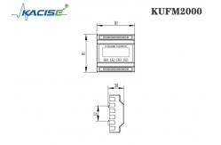 China KUFM2000 Small Volume Insertion Ultrasonic Flow Meter Module Lead Rail Installation supplier