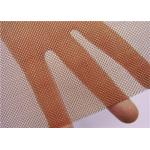 4x6 Inch 0.5mm Copper Woven Wire Mesh Sheets for sale