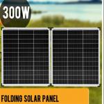 China 250W 300W 400w Foldable Glass Solar Panels Camping Kits manufacturer
