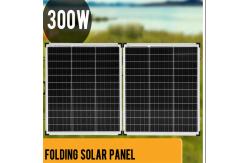 China 250W 300W 400w Foldable Glass Solar Panels Camping Kits supplier