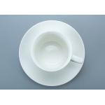 SGS White Stackable Ceramic Mug Cup With Handle