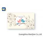 Plsatic PET / PP 3D Lenticular Card Customized 3D Animal Love Card Printing