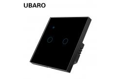 China 240V Smart Zigbee Switch Zigbee Hubs 2 Gang APP Control Remote Light Switch supplier
