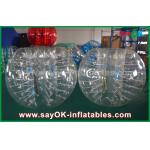 Inflatable Games For Adults Transparent 0.8mm / 1.0mm PVC / TPU Bubble Bumper Ball Soccer 1.5ｍ DIA for sale